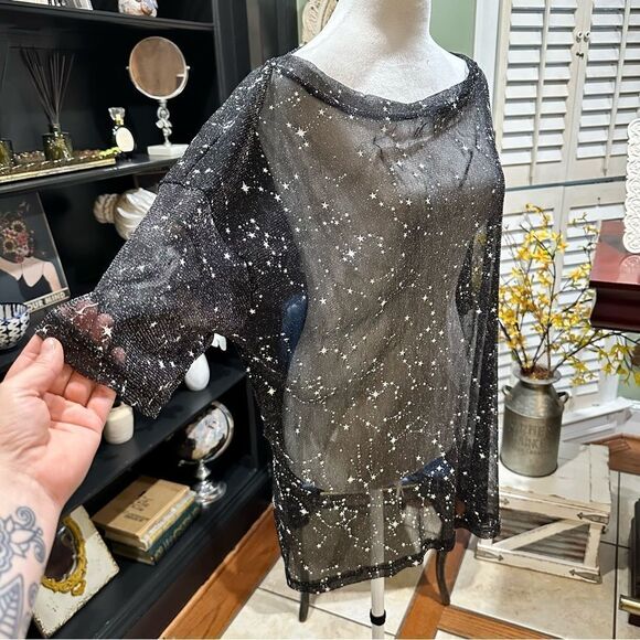 Constellation Sheer Top One Size Fits All - Picture 5 of 12